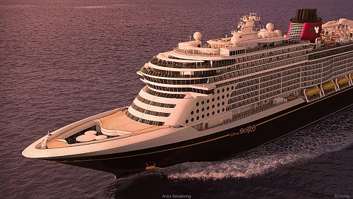 Gleich zwei neue Schiffe hat Disney Cruise Line 2025 geplant: Eines davon ist die «Disney Destiny». - © Disney/dpa-tmn