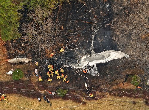 Die genauen Gründe für den Helikopter-Absturz beim Löscheinsatz in Südkorea sind bislang noch nicht geklärt. - © Son Hyung-joo/Yonhap/AP/dpa