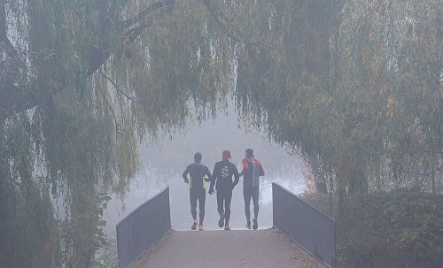 Nicht umsonst ein Klassiker: Bewegung und Freunde sind wichtig, um den Akku aufzuladen und für die Resilienz. - © Daniel Bockwoldt/dpa/dpa-tmn