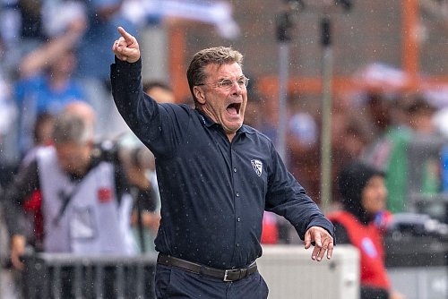 Unzufrieden mit dem Saisonstart: Trainer Dieter Hecking. - © David Inderlied/dpa
