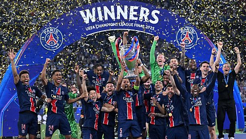 Jubelt Champions-League-Sieger Paris Saint-Germain auch nach dem Finale der Club-WM? - © Robert Michael/dpa