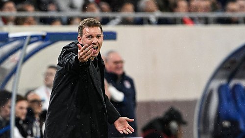 Julian Nagelsmann ist nicht zufrieden mit dem Spiel der DFB-Elf. - © Federico Gambarini/dpa