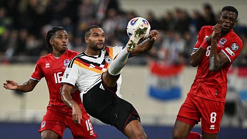 Jonathan Tah hatte in seinem ersten Spiel als DFB-Kapitän mehr Arbeit als gedacht. - © Federico Gambarini/dpa