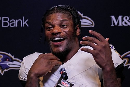 Jackson hatte in dieser Saison oft Grund zur guten Laune. - © Carolyn Kaster/AP/dpa