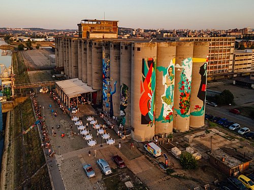 Angesagte Location an der Donau: das alternative Kulturzentrum Silosi. - © silosi.rs/dpa-tmn