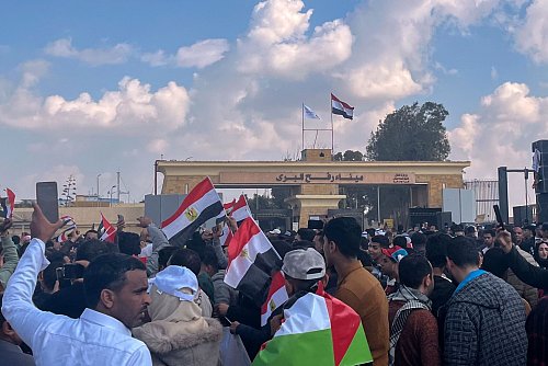 Der Grenzübergang Rafah soll wieder geöffnet werden. - © Mohammed Arafat/AP/dpa