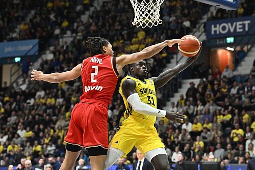 Deutschlands Jack Kayil in Aktion. - © Claudio Bresciani/TT News Agency/AP