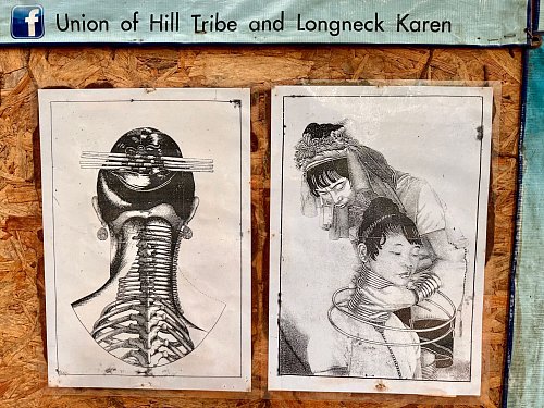 Der Hals wirkt durch die Messingringe länger - aber das ist eine Illusion. - © Carola Frentzen/dpa