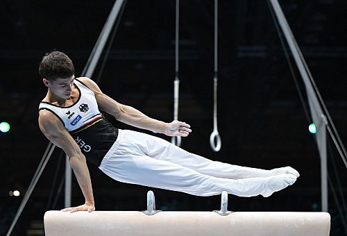 Steigerte sich nach schwachem Start: Timo Eder. - © Marijan Murat/dpa