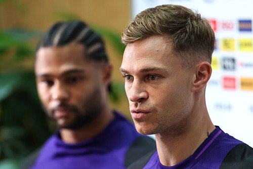 Kapitän Kimmich betont, wie bedeutsam eine Berufung in den DFB-Kader sei. - © Daniel Löb/dpa