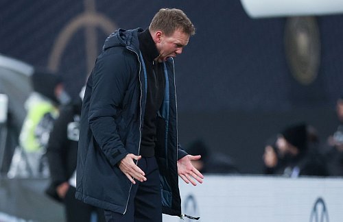 Eine fußballerische Erlösung auch für Nagelsmann. - © Jan Woitas/dpa