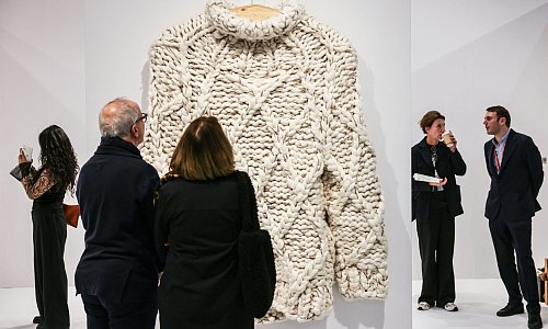 Die Galerien hoffen auf gute Geschäfte. - © Oliver Berg/dpa