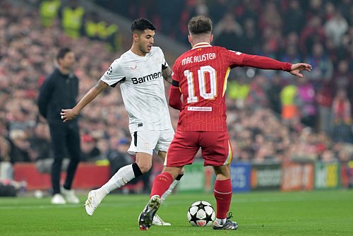 Alexis Mac Allister trägt die Nummer 10 beim FC Liverpool. - © Federico Gambarini/dpa