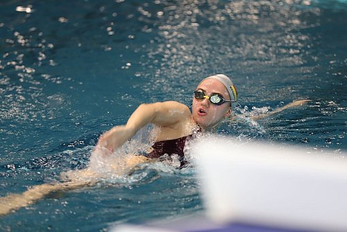 Klara Bleyer beim Training in Bochum. - © Sascha Thelen/dpa
