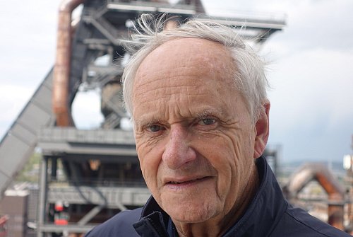 Architekt Jean Goedert im Viertel Belval: Der 77-Jährige war von 1985 bis 2011 Chefarchitekt der Stadt Esch-sur-Alzette. - © Andreas Drouve/dpa-tmn