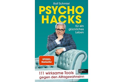 Rolf Schmiel: «Psychohacks für ein glückliches Leben. 111 wirksame Tools gegen den Alltagswahnsinn», 2023, Edel Books, 256 Seiten, 18,95 Euro, ISBN: 978-3-8419-0839-1 - © Edel Books/dpa-tmn