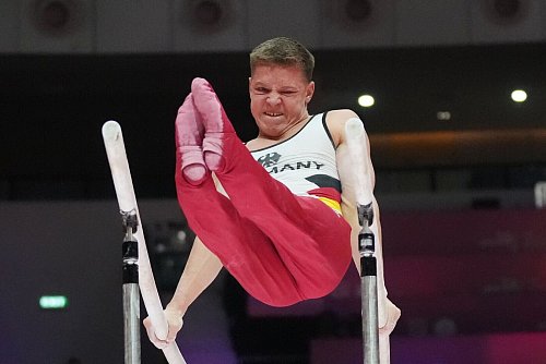 Für Gabriel Eichhorn reichte es nicht fürs Finale. - © Dita Alangkara/AP/dpa