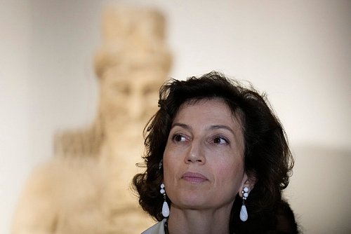 Zum Abschluss der Restaurierung historischer Stätten reist Unesco-Chefin Azoulay in den Irak (Archivbild). - © Hadi Mizban/AP/dpa