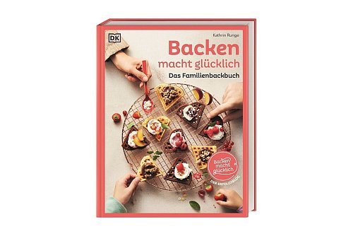 «Backen macht glücklich: Das Familienbackbuch», Kathrin Runge, Dorling Kindersley Verlag, 192 S., 24,95. Euro ISBN: 978-3831046270. - © Dorling Kindersley Verlag/dpa-tmn