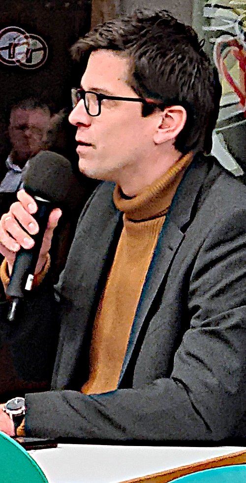 Sprecher Kai Bußmann von der Bürgerinitiative Barrelpäule. - © Marc Uthmann