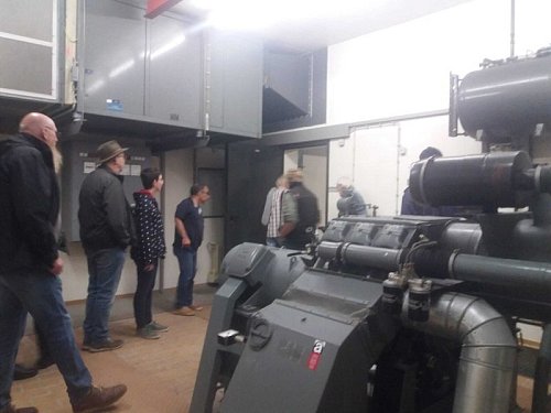 Vor Kurzem fand erneut eine Führung im Bunker in Brockhagen statt - © Imkerverein Versmold