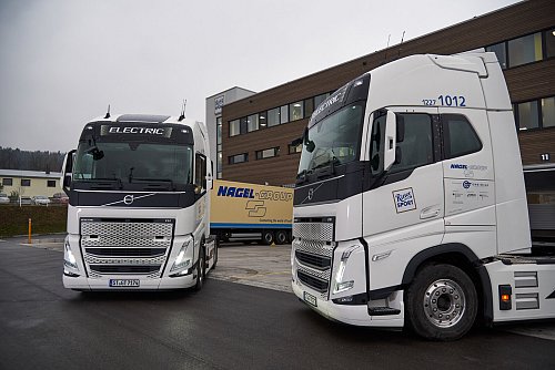 Die neuen elektrischen Lkw sparen jährlich rund 500 Tonnen CO2 ein. - © Foto: Nagel-Group