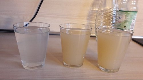 Getrübtes Wasser aus der Leitung - © HK