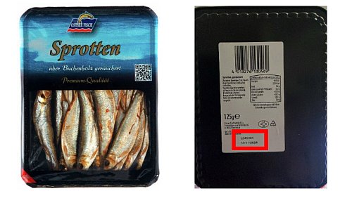 Die Firma Ostsee Fisch ruft einen Teil ihrer geräuchterten Sprotten zurück. - © Ostsee Fisch
