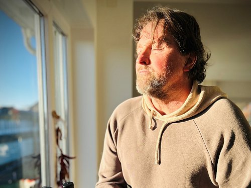 Sven Heibrock genießt die kleinen schönen Momente des Lebens. - © Nicole Donath