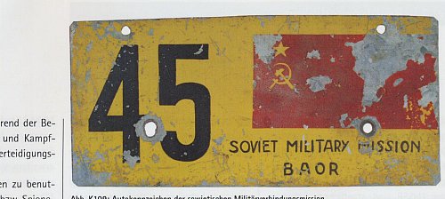 Soviet Military Mission: So unauffällig die Fahrzeuge waren, die von den Männern aus Büdne genutzt wurden, so auffällig waren die Kennzeichen. - © Foto: Mark Prüfer