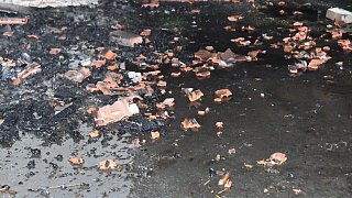 Versmold: 400 Quadratmeter große Scheune bei Großbrand vernichtet