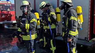 Großbrand in Bad Laer bei einem Landmaschinen-Hersteller