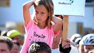 Fahrraddemo in Gütersloh gegen den vierspurigen Ausbau der B61