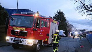 Großbrand bei Schüco