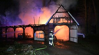 Großbrand in Brockhagen