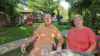 Das Gartenidyll von Ludger und Martina Jochmaring aus Brakel