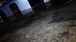 Versmold: 400 Quadratmeter große Scheune bei Großbrand vernichtet