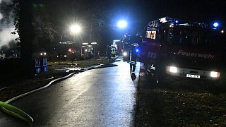 Großbrand in Brockhagen