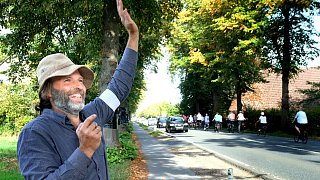 Fahrraddemo in Gütersloh gegen den vierspurigen Ausbau der B61
