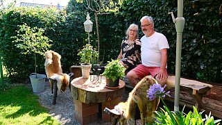 Der Garten von Lore und Dieter Halstenberg in Bad Oeynhausen