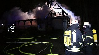 Großbrand in Brockhagen