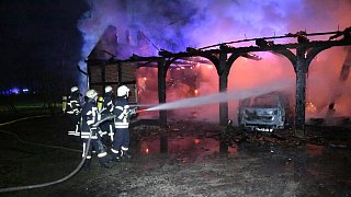 Großbrand in Brockhagen