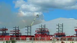 Großbrand in Bad Laer bei einem Landmaschinen-Hersteller