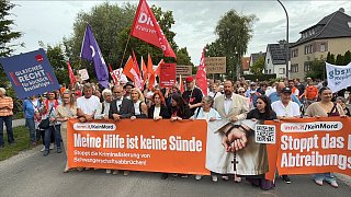 Demonstration in Lippstadt zum Abtreibungsverbot