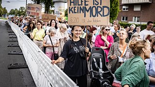 Demonstration in Lippstadt zum Abtreibungsverbot