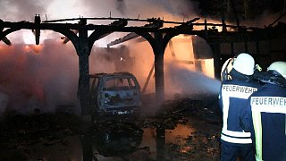 Großbrand in Brockhagen