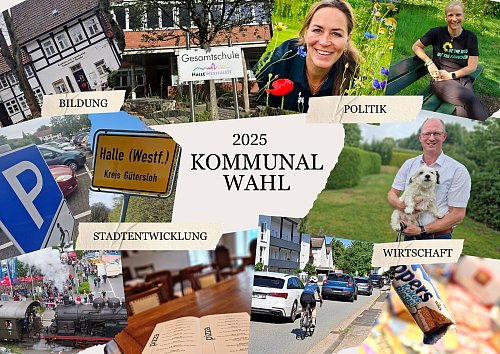 Wie geht es in Halle in den nächsten Jahren weiter? Wer wird Bürgermeister oder Bürgermeisterin? Welche Projekte werden angepackt? Antworten gibt es am 9. September in der Remise. - © Uwe Pollmeier / Nicole Donath / Claus Meyer / Ulrich Fälker / Andreas Frücht / Melanie Wigger / Tobias Barrelmeyer