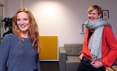 Rebecca Schirge (links) und Ann-Christin Meermeier. - © Wolfgang Rudolf