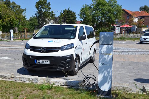 Borgholzhausen hat seit Frühjahr 2022 das Linien-E-Carsharing. Nun wird das Netz auf Halle ausgedehnt. - © Andreas Großpietsch