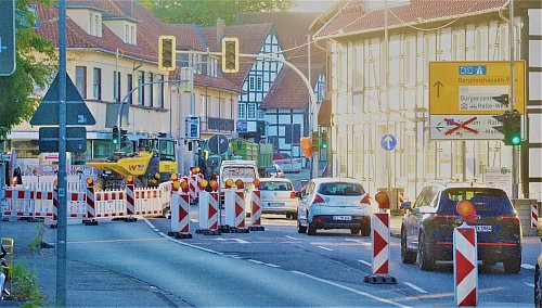 Halles Zentrum ist derzeit eine Baustelle. - © Nicole Donath